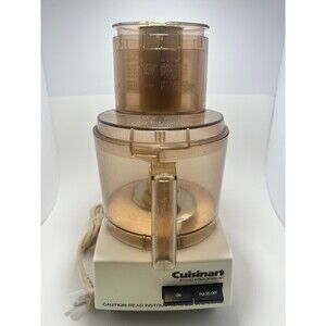 Cuisinart Food Processor DLC-8E TESTED Works 11 Cup Capacity with Accessories